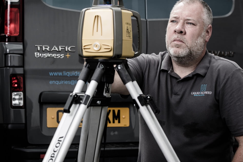 Setting the laser level