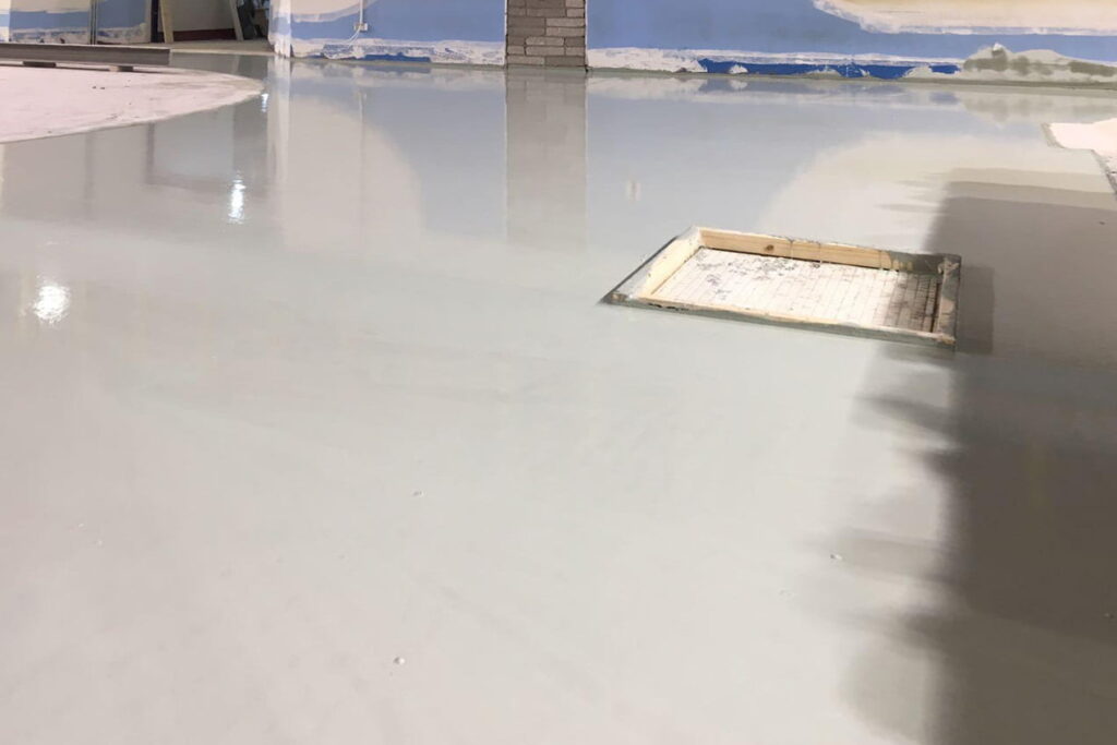 Section of the final finish - Ferndale Leisure Centre Swimming Pool Project