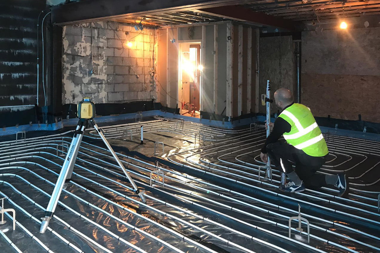 Underflooring heating